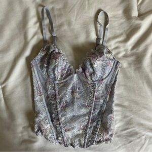 Victoria's Secret lavender iridescent corset top - Size XS 🧚🏼‍♀️